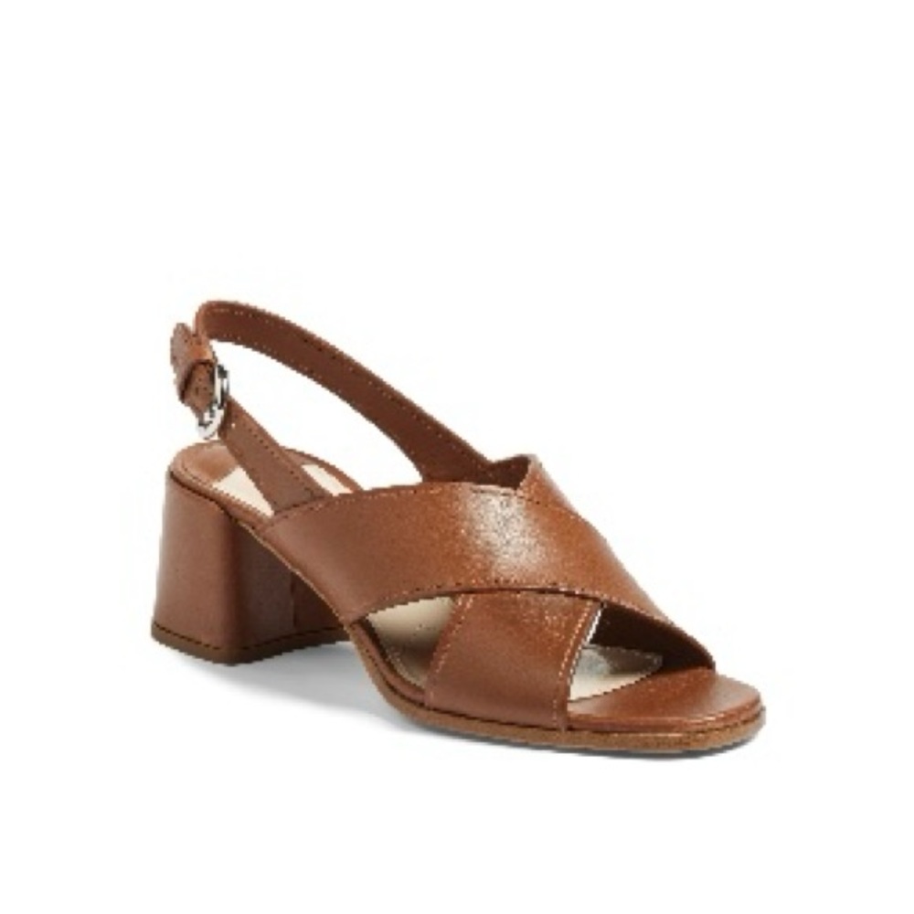 Prada Brown Leather Sandals